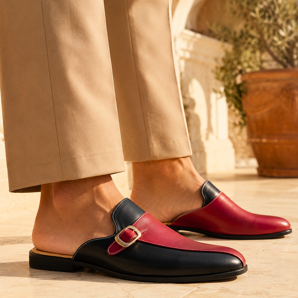 Vincenzo Leather Slip Ons