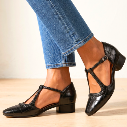 Alina Leather Mary Janes