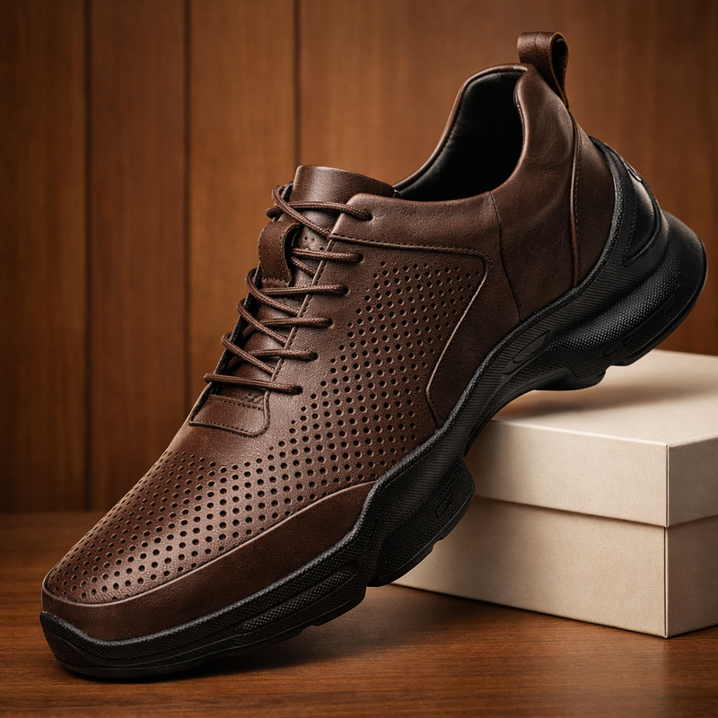 Aero Genuine Leather Sneakers