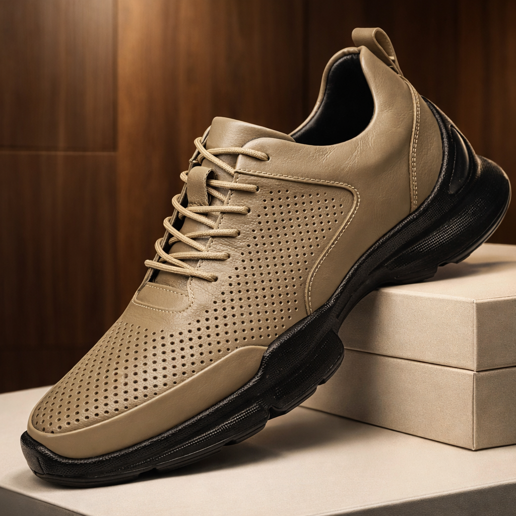 Aero Genuine Leather Sneakers
