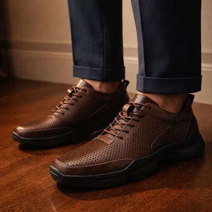 Aero Genuine Leather Sneakers