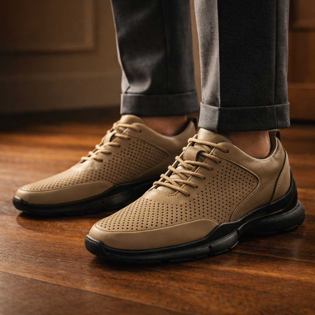 Aero Genuine Leather Sneakers