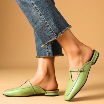 Julienne Leather Mules