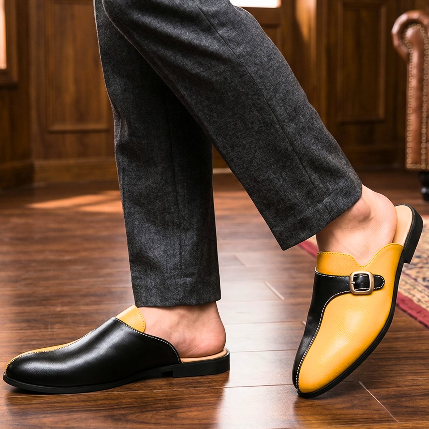 Vincenzo Leather Slip Ons