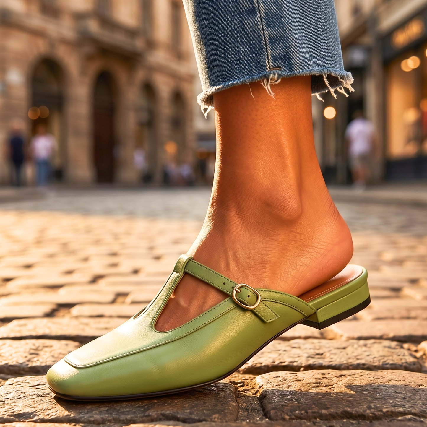 Julienne Leather Mules