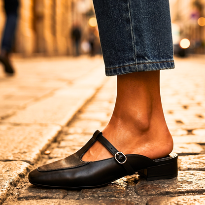 Julienne Leather Mules