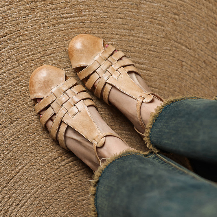 Solene Dalia Genuine Leather Slingbacks