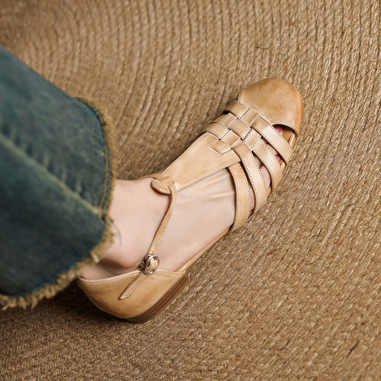 Solene Dalia Genuine Leather Slingbacks