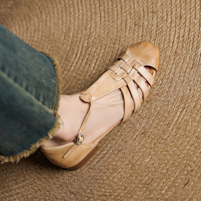 Solene Dalia Genuine Leather Slingbacks