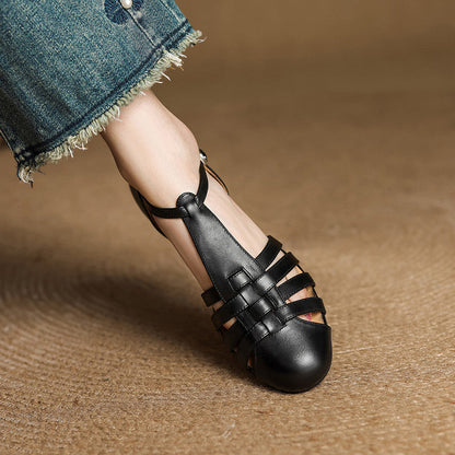 Solene Dalia Genuine Leather Slingbacks