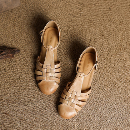 Solene Dalia Genuine Leather Slingbacks
