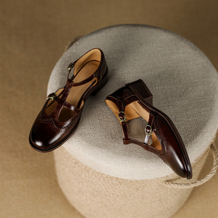 Lucienne Leather Mary Janes