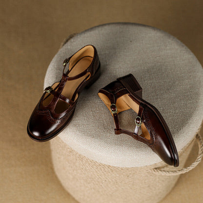 Lucienne Leather Mary Janes
