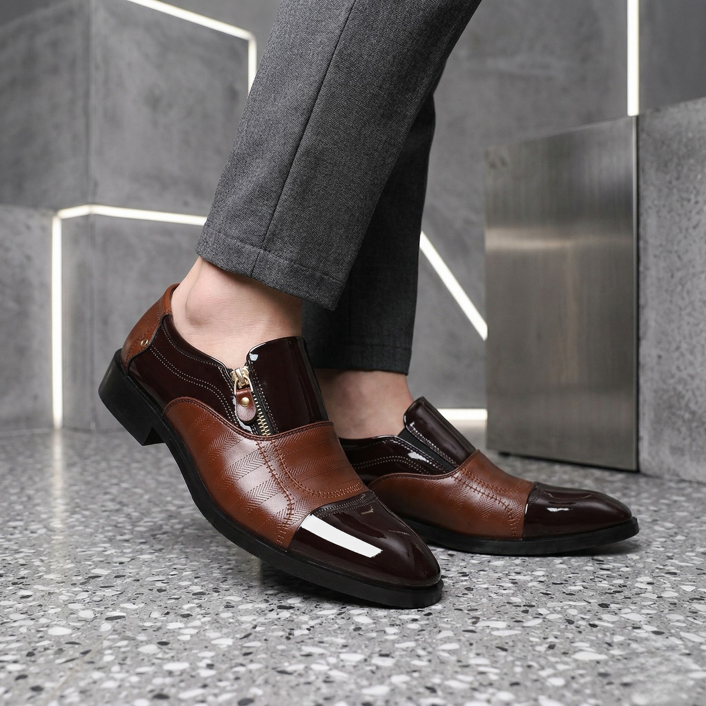 Giovanni Verano Leather Dress Shoes