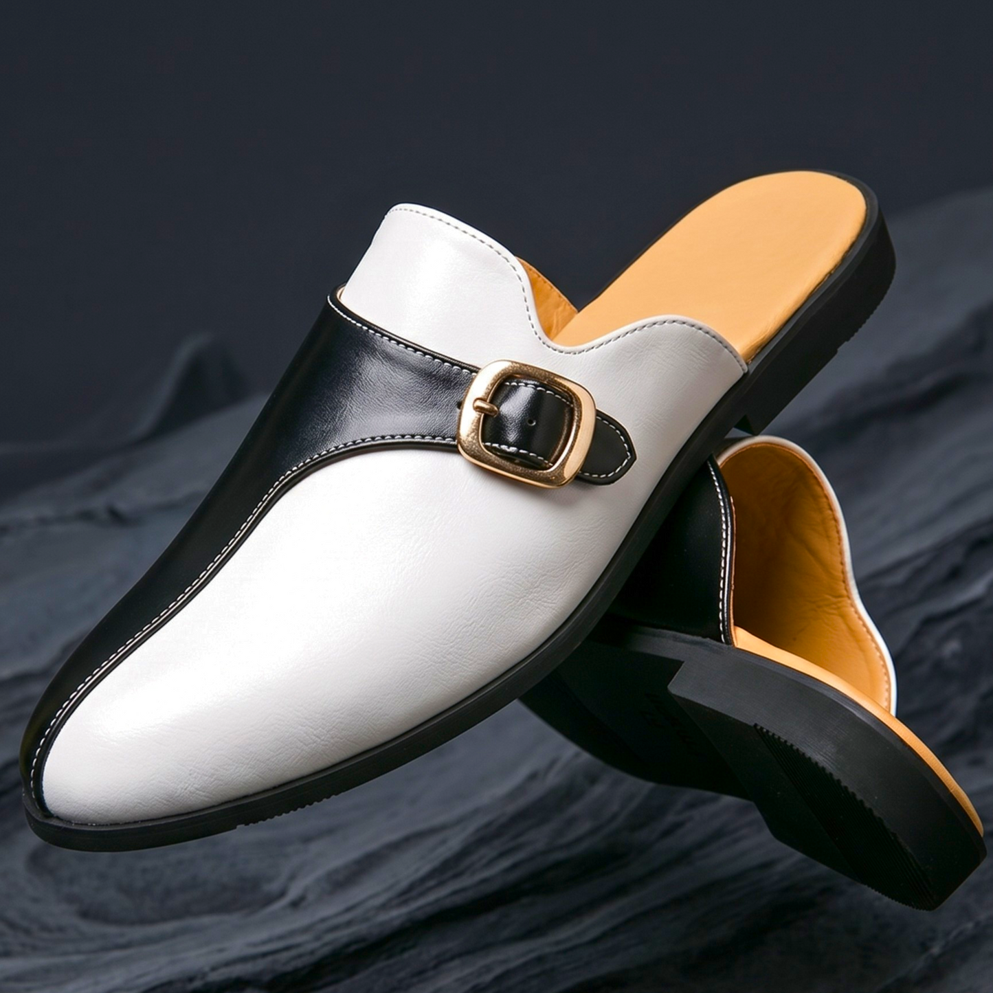 Vincenzo Leather Slip Ons
