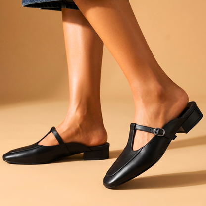 Julienne Leather Mules