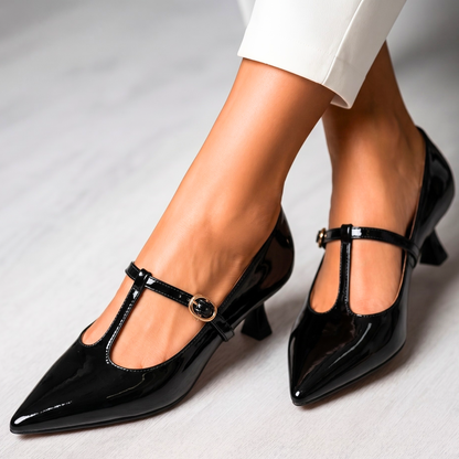 Vivienne Genuine Leather Heels