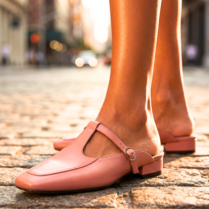 Julienne Leather Mules